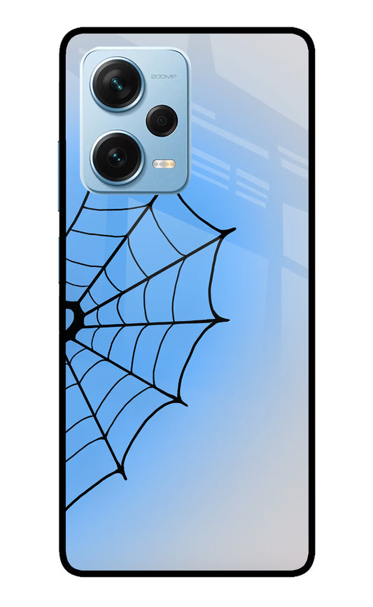 Blue Web Redmi Note 12 Pro+ 5G Glass Case
