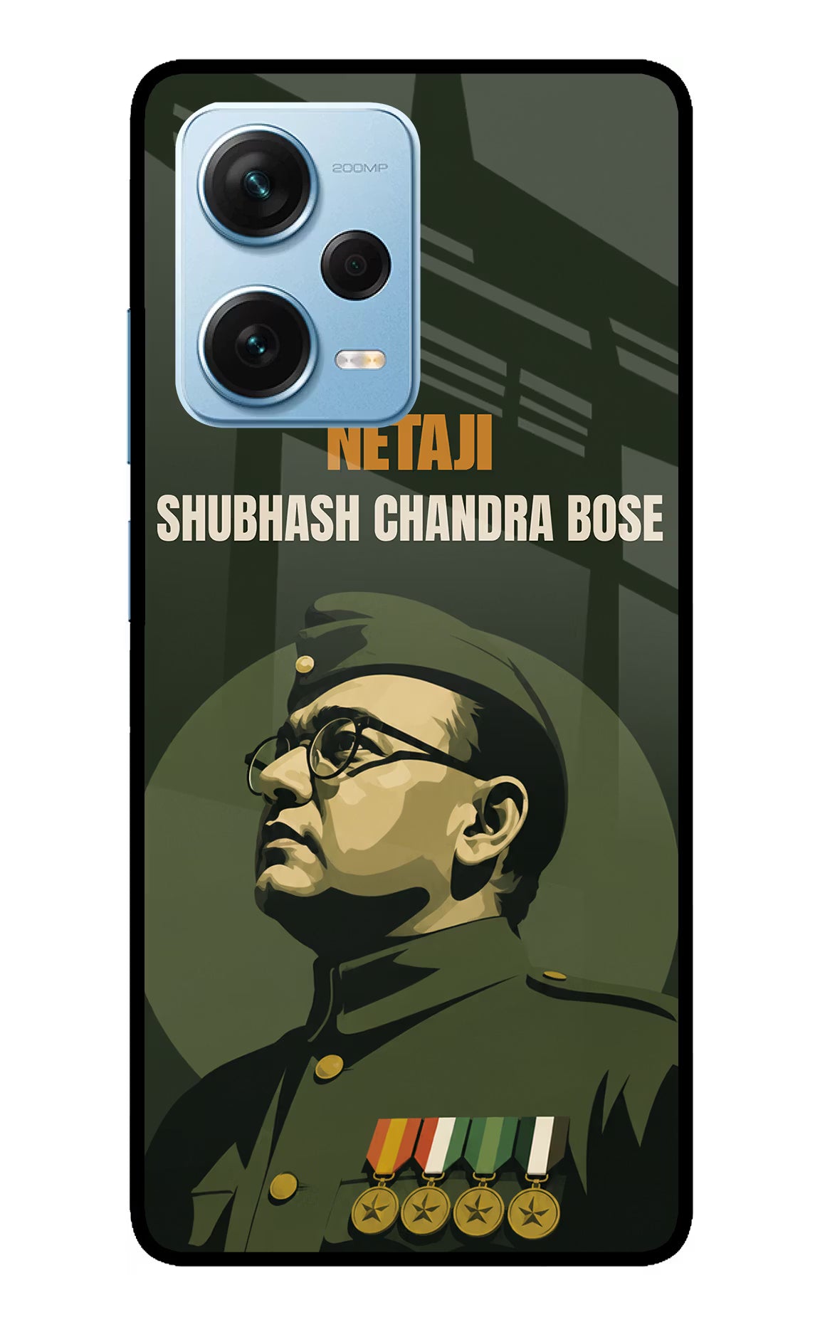 Netaji Legacy Redmi Note 12 Pro+ 5G Glass Case