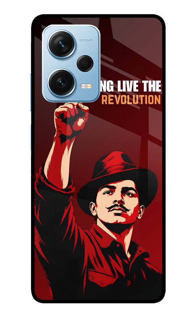 Bhagat Singh Revolution Redmi Note 12 Pro+ 5G Glass Case