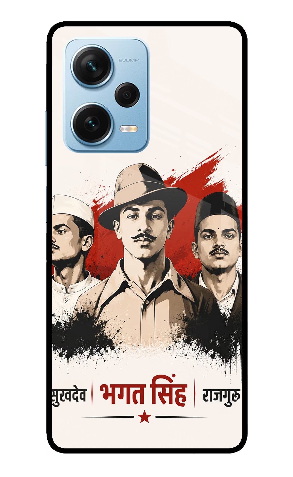 Sardar Patel Iron Will Redmi Note 12 Pro+ 5G Glass Case