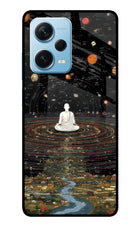 Space Monk Redmi Note 12 Pro+ 5G Glass Case Back Cover by Casekaro
