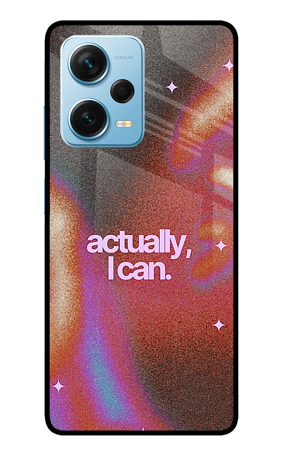 Pink Aura Redmi Note 12 Pro+ 5G Back Cover, Glass case