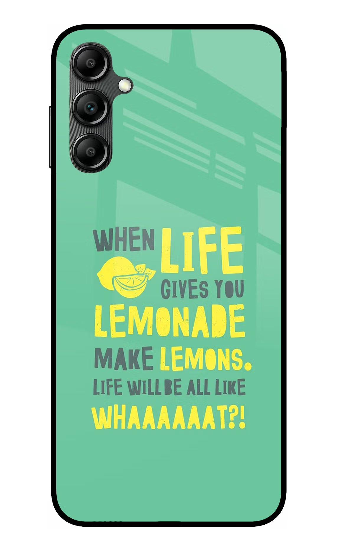 Quote Samsung A14 5G Glass Case Back Cover by Casekaro