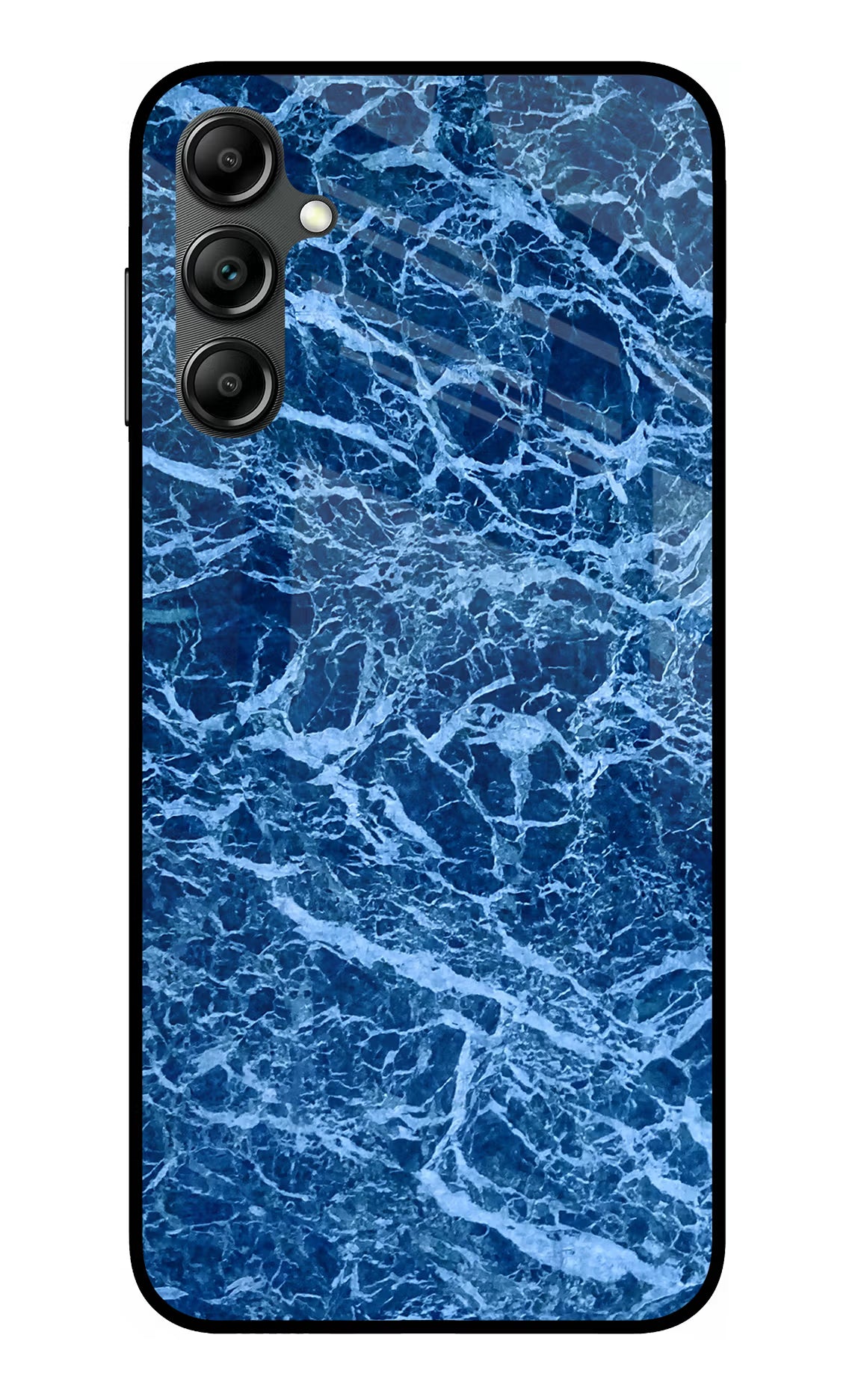 Blue Marble Samsung A14 5G Glass Case Back Cover by Casekaro