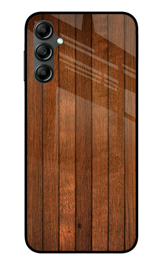 Wooden Artwork Bands Samsung A14 5G Glass Case