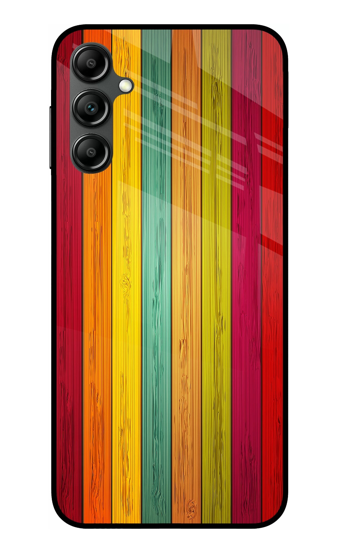 Multicolor Wooden Samsung A14 5G Back Cover