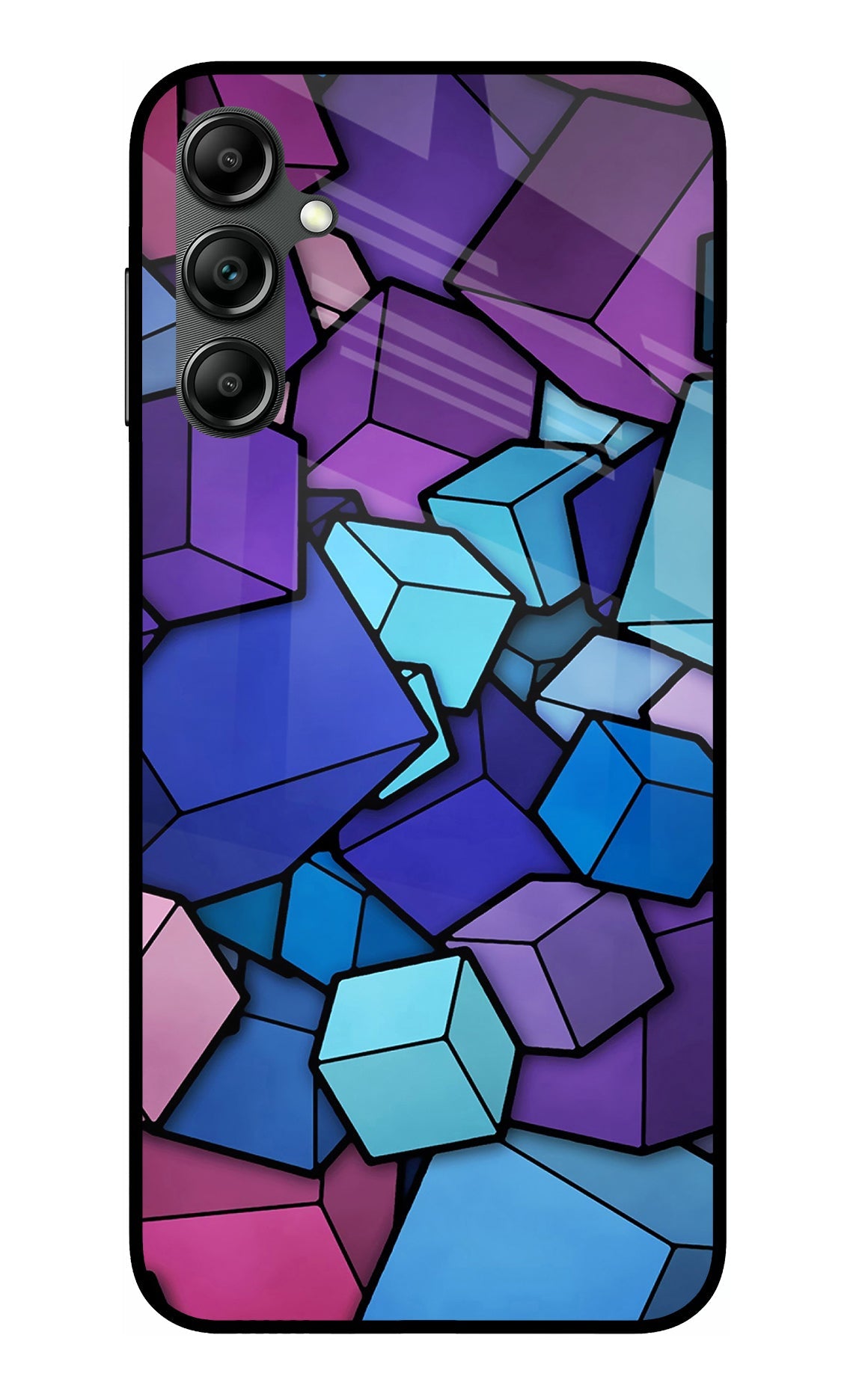 Cubic Abstract Samsung A14 5G Back Cover