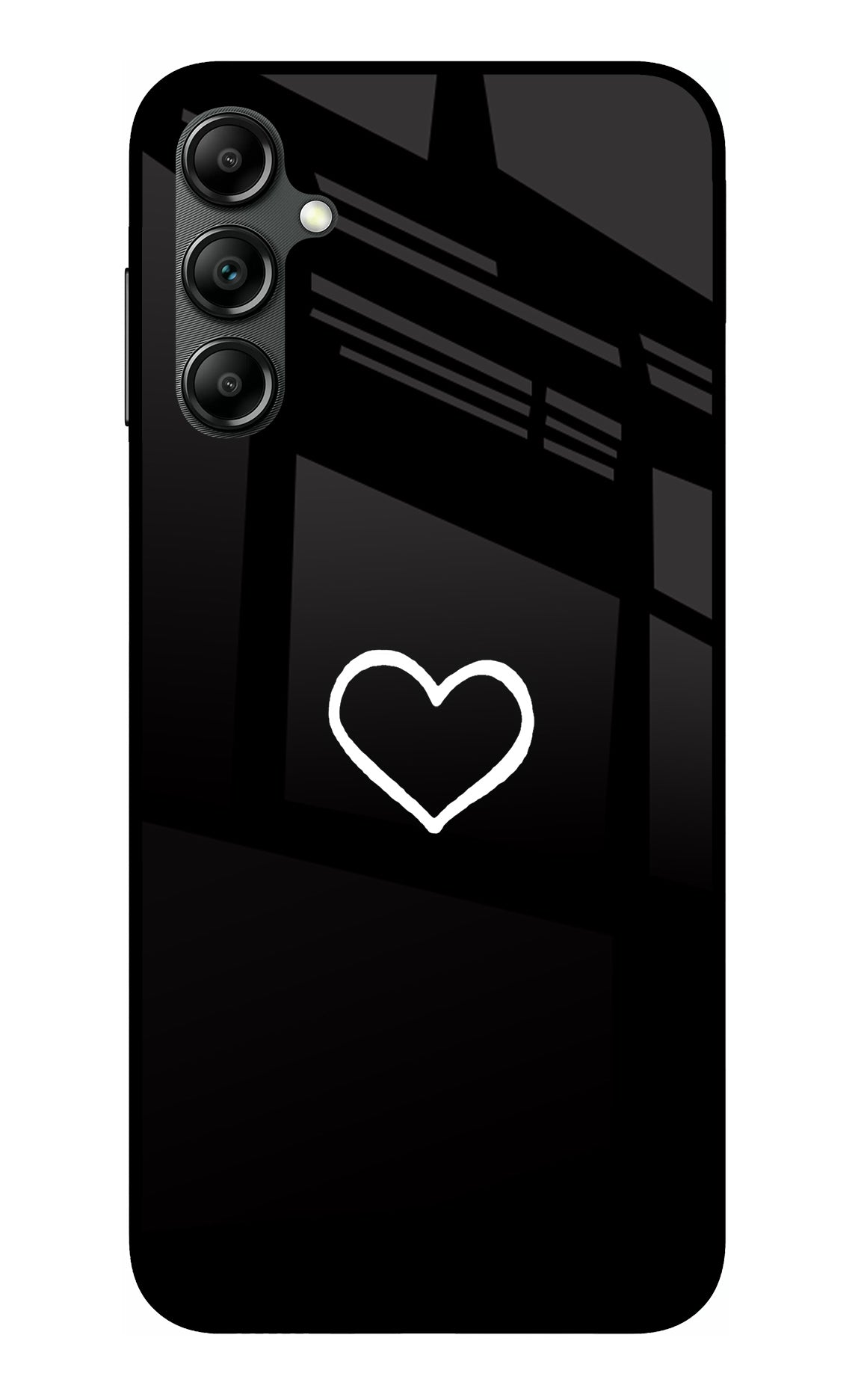 Heart Samsung A14 5G Glass Case