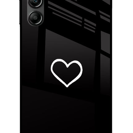 Heart Samsung A14 5G Glass Case Back Cover by Casekaro