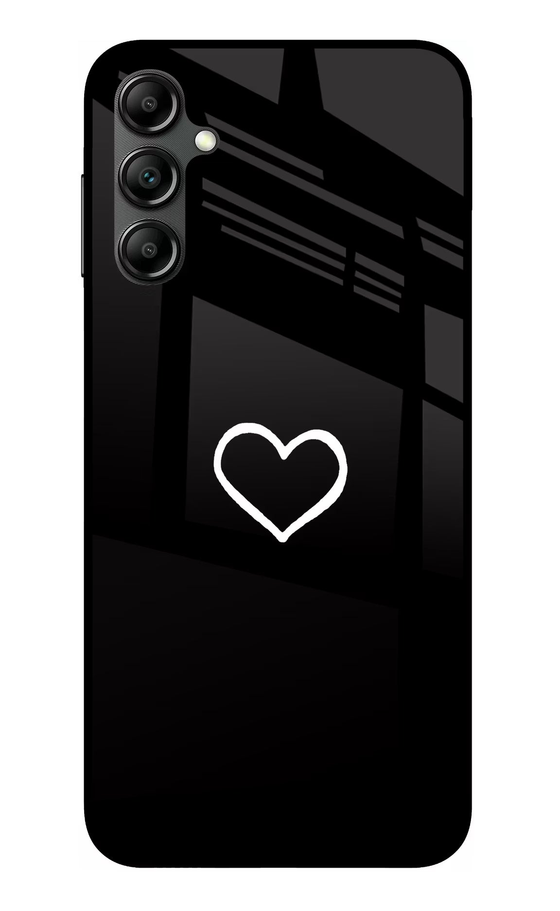 Heart Samsung A14 5G Glass Case