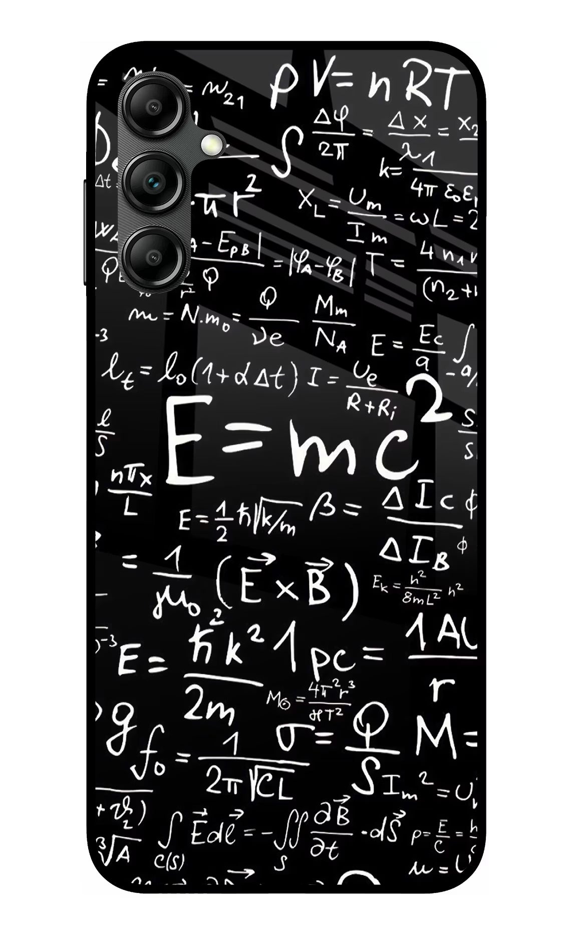 Physics Formula Samsung A14 5G Glass Case Back Cover by Casekaro