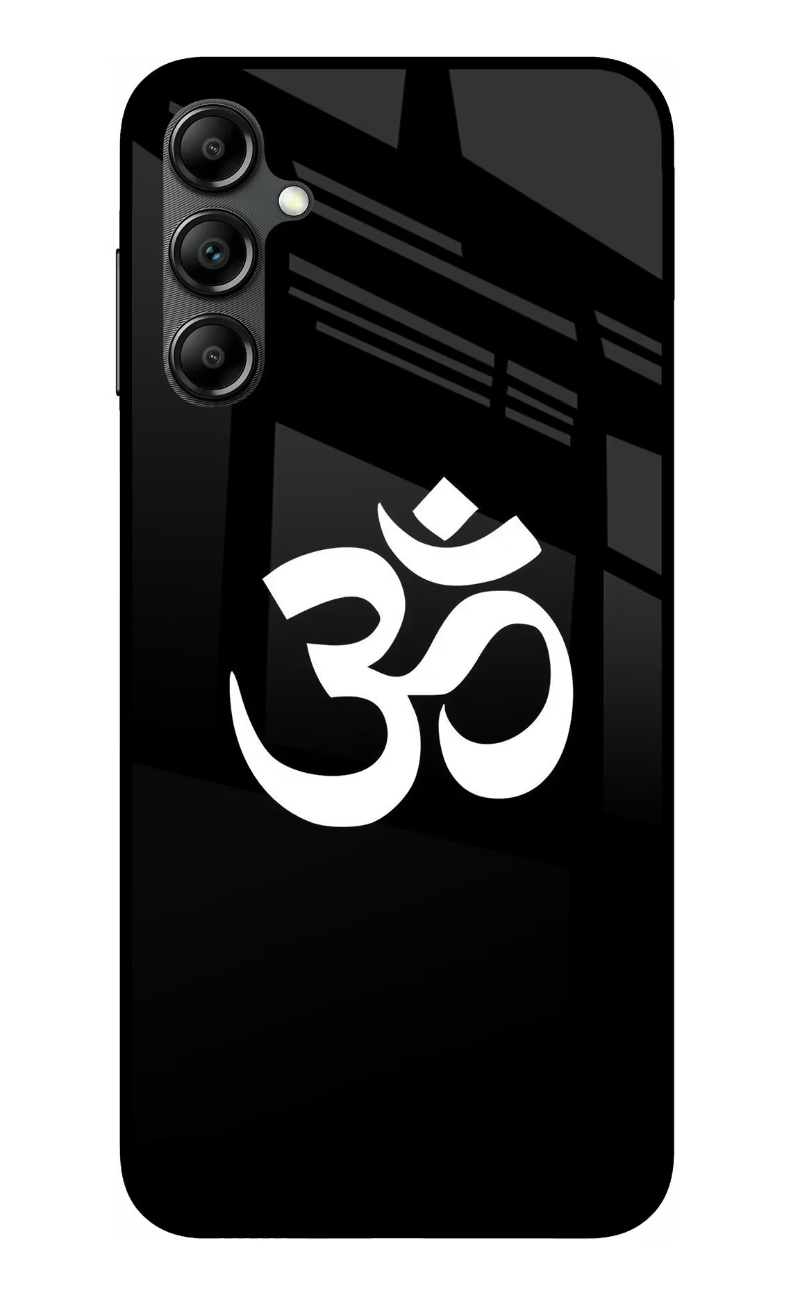 Om Samsung A14 5G Glass Case Back Cover by Casekaro