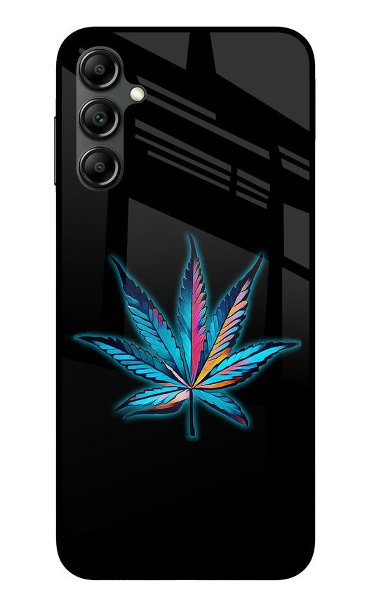 Weed Samsung A14 5G Glass Case