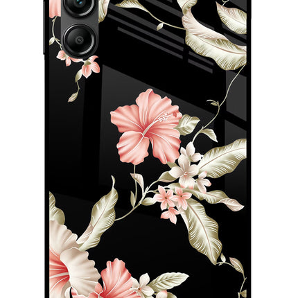 Flowers Samsung A14 5G Glass Case Back Cover by Casekaro