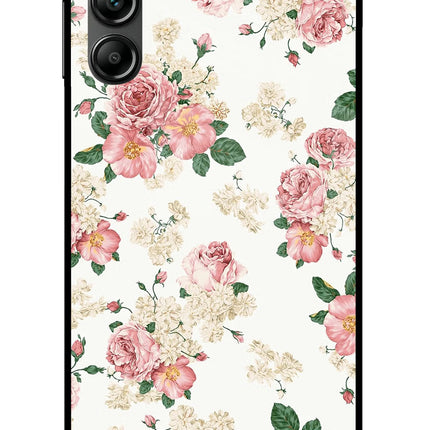 Flowers Samsung A14 5G Glass Case Back Cover by Casekaro