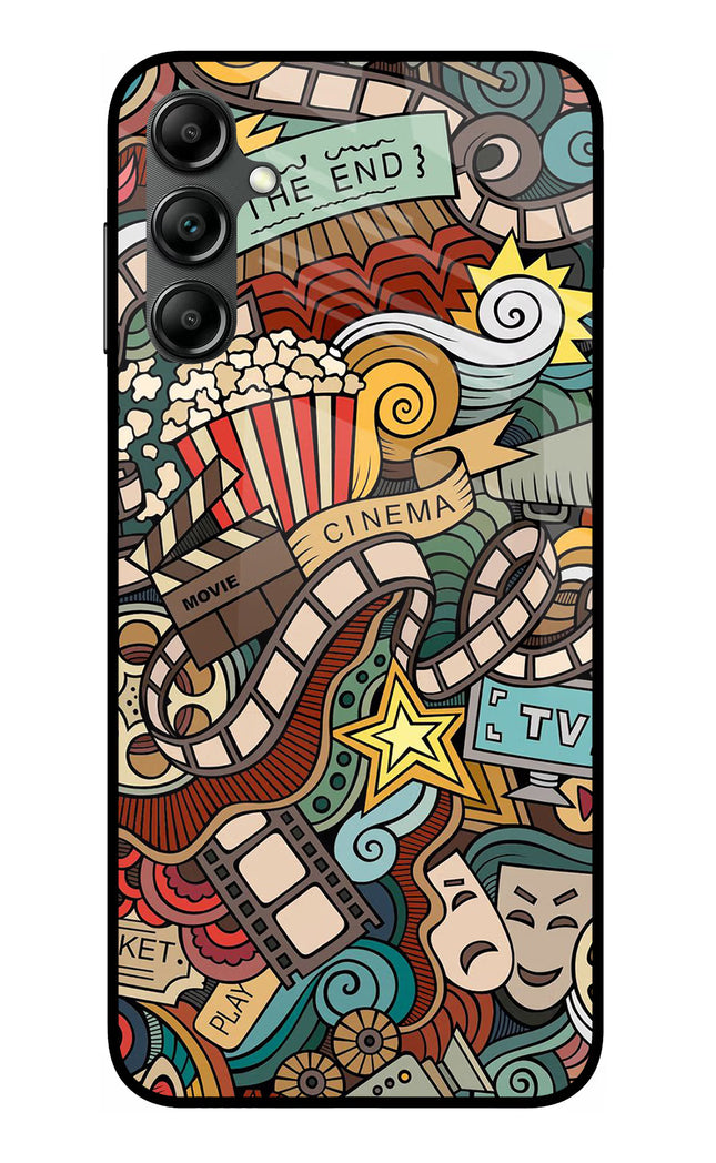 Cinema Abstract Samsung A14 5G Glass Case