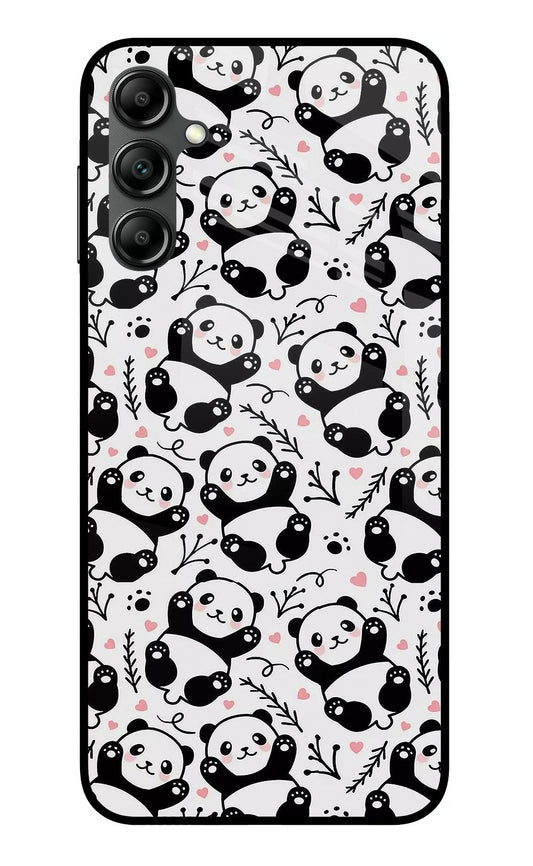 Cute Panda Samsung A14 5G Glass Case