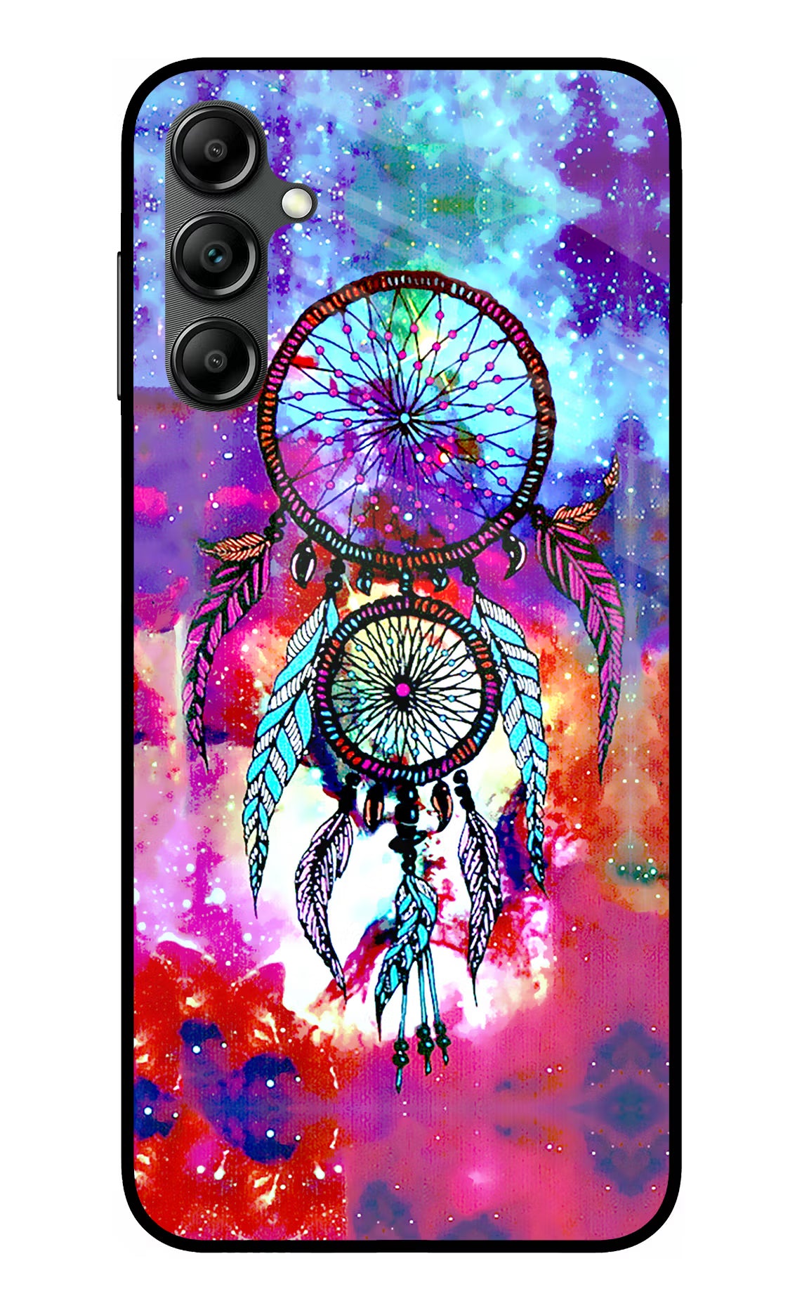 Dream Catcher Abstract Samsung A14 5G Glass Case Back Cover by Casekaro