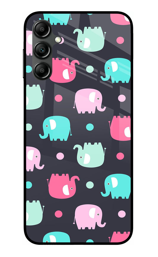 Elephants Samsung A14 5G Glass Case