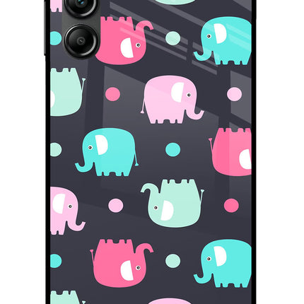 Elephants Samsung A14 5G Glass Case