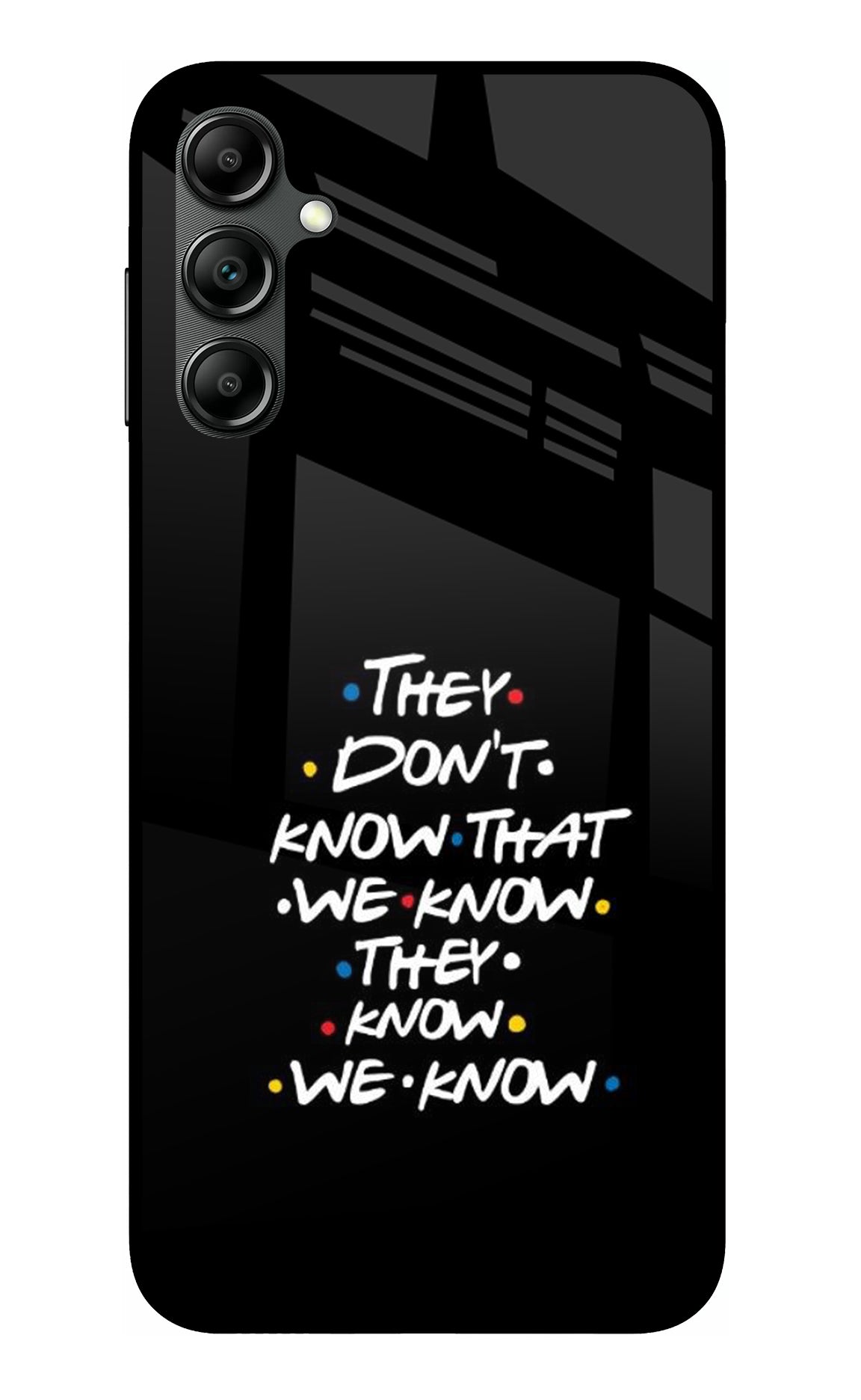 FRIENDS Dialogue Samsung A14 5G Glass Case