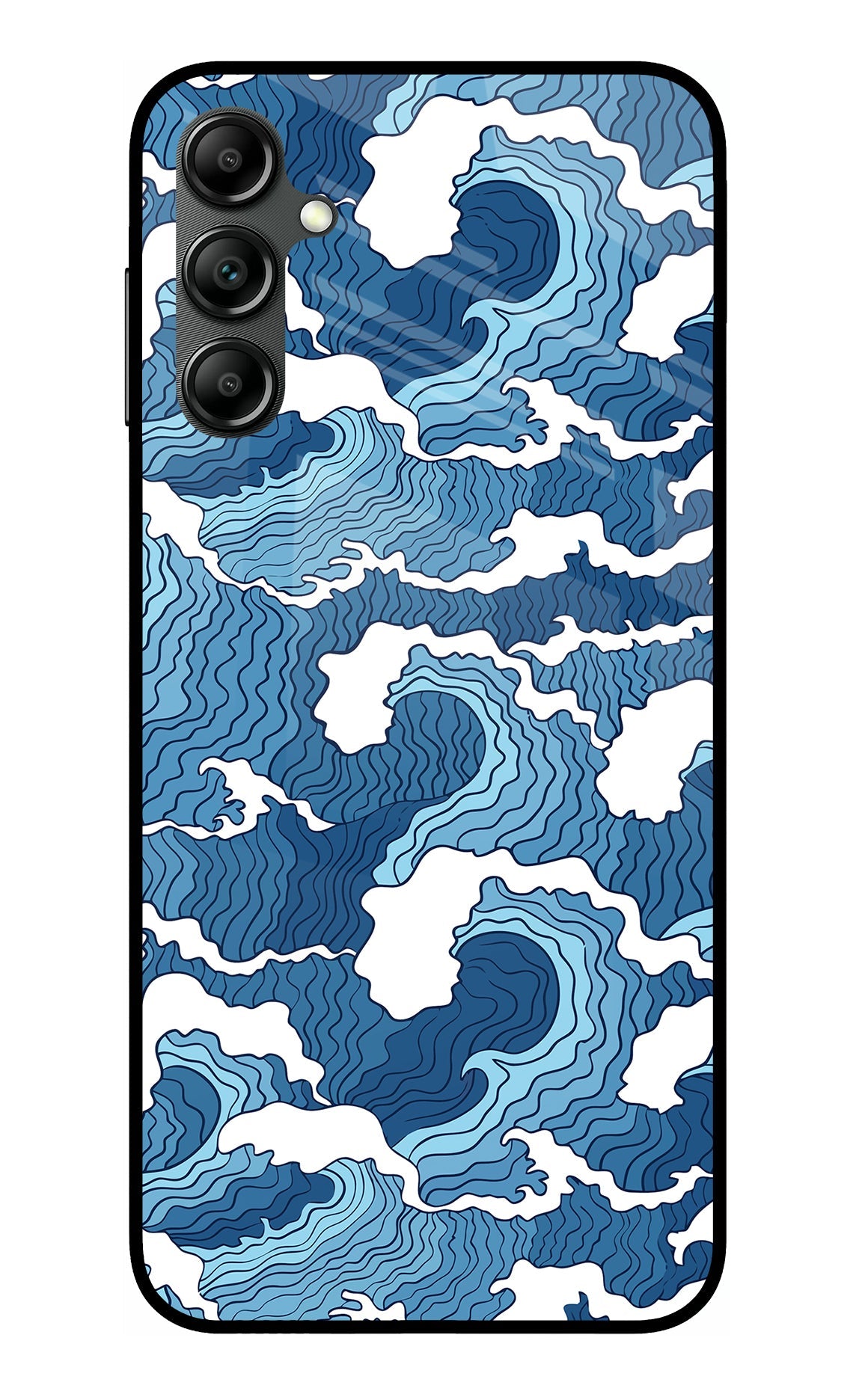 Blue Waves Samsung A14 5G Back Cover