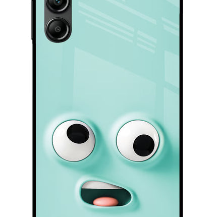 Funny Cartoon Samsung A14 5G Glass Case Back Cover by Casekaro