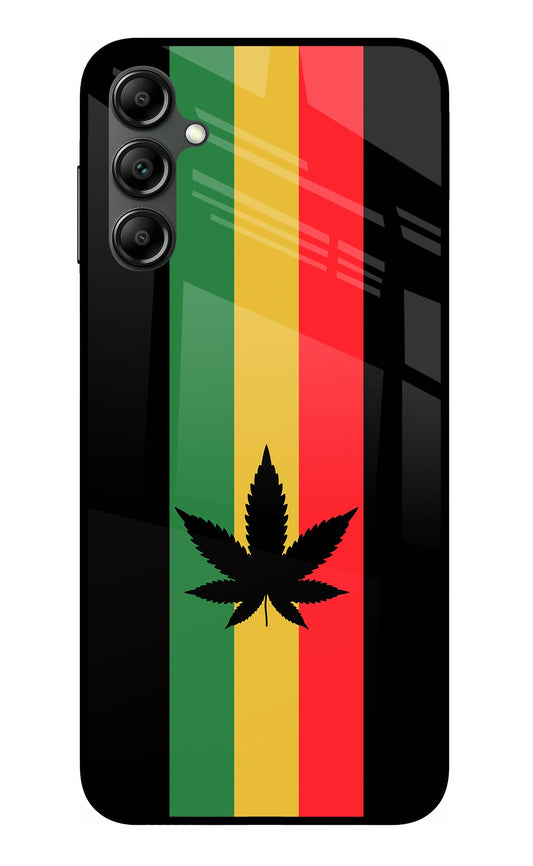 Weed Flag Samsung A14 5G Glass Case