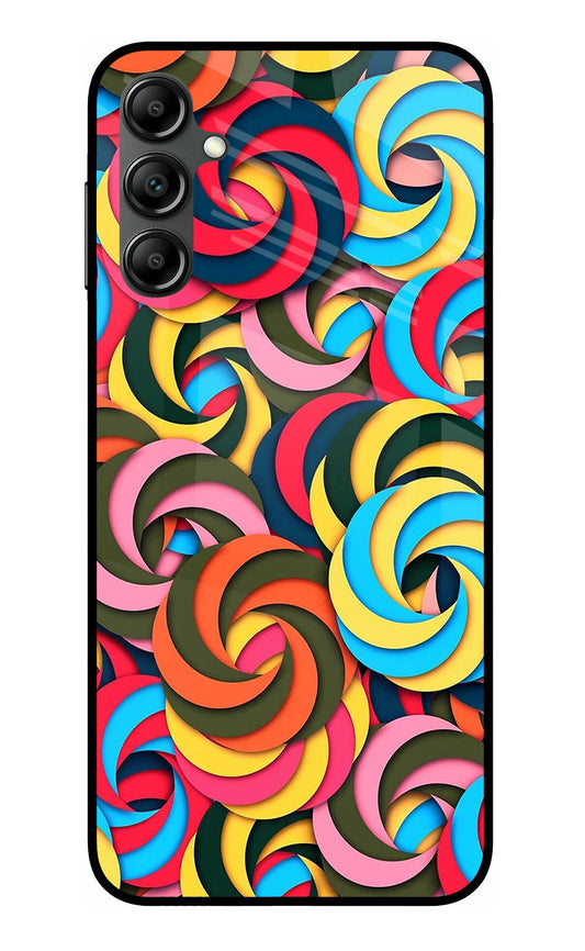 Spiral Pattern Samsung A14 5G Glass Case