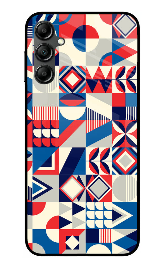 Colorful Pattern Samsung A14 5G Glass Case