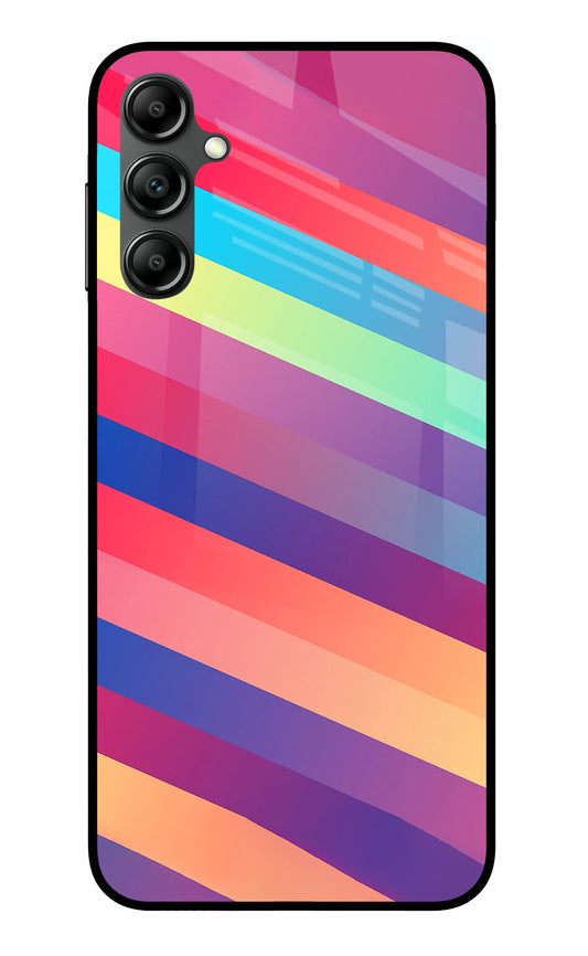 Stripes color Samsung A14 5G Glass Case