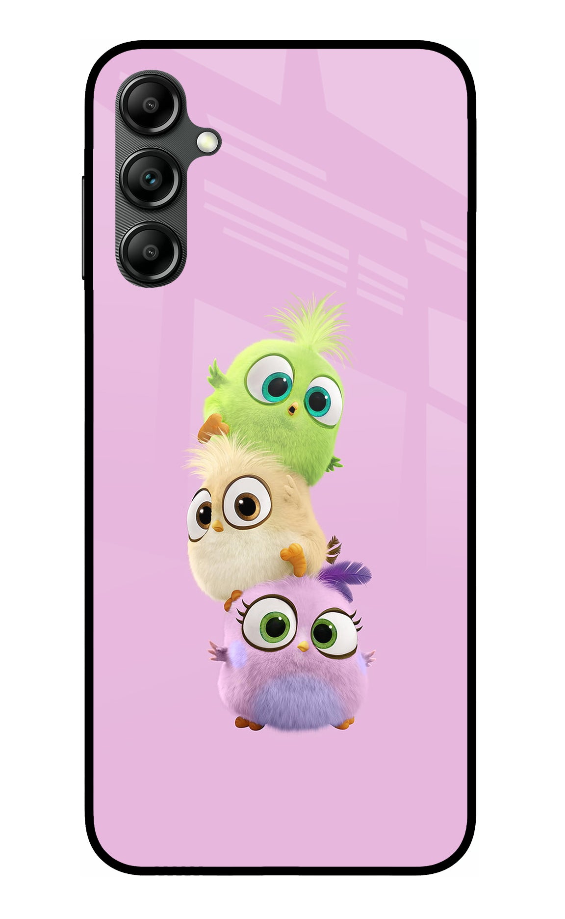 Cute Little Birds Samsung A14 5G Glass Case