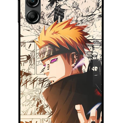 Pain Anime Samsung A14 5G Glass Case Back Cover by Casekaro