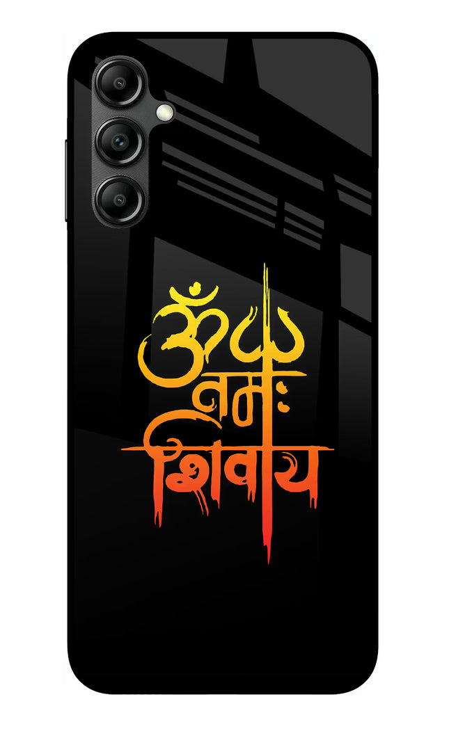 Om Namah Shivay Samsung A14 5G Glass Case