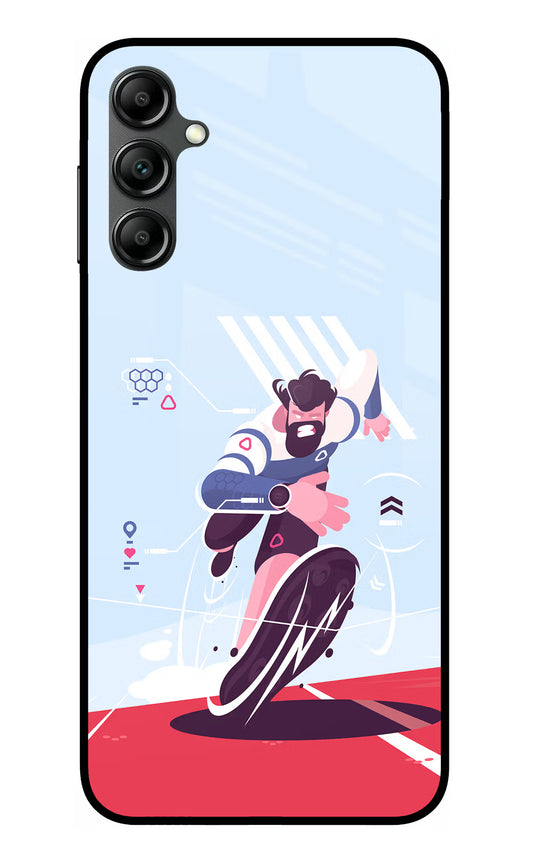 Run Pro Samsung A14 5G Glass Case