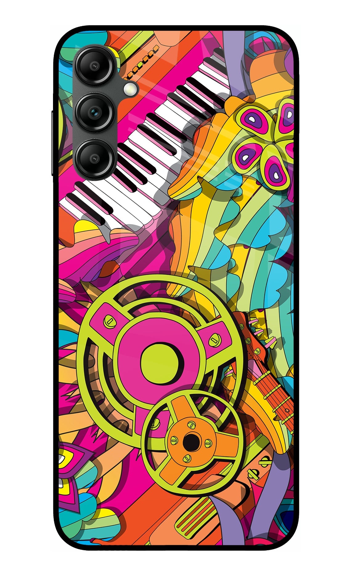 Music Doodle Samsung A14 5G Glass Case
