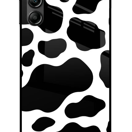 Cow Spots Samsung A14 5G Glass Case Back Cover by Casekaro