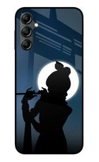 Shri Krishna Silhouette Samsung A14 5G Glass Case