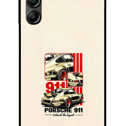 Classic Porsche 911 Samsung A14 5G Glass Case
