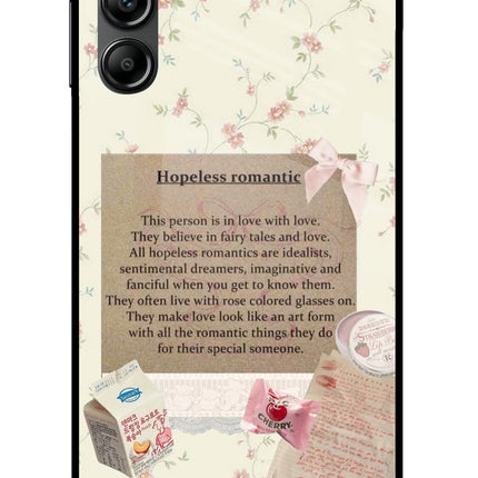 Hopeless Romantic Samsung A14 5G Glass Case