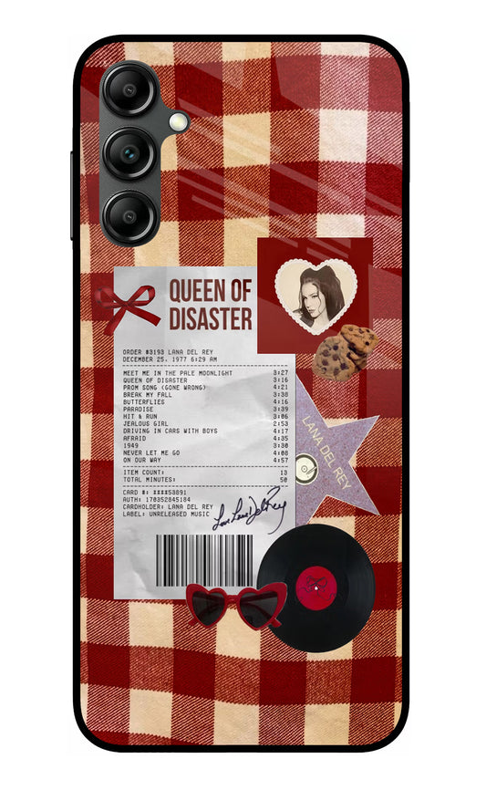 Queen of Disaster Samsung A14 5G Glass Case