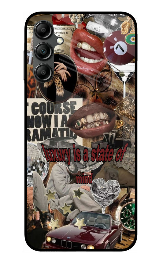 Luxury Samsung A14 5G Glass Case