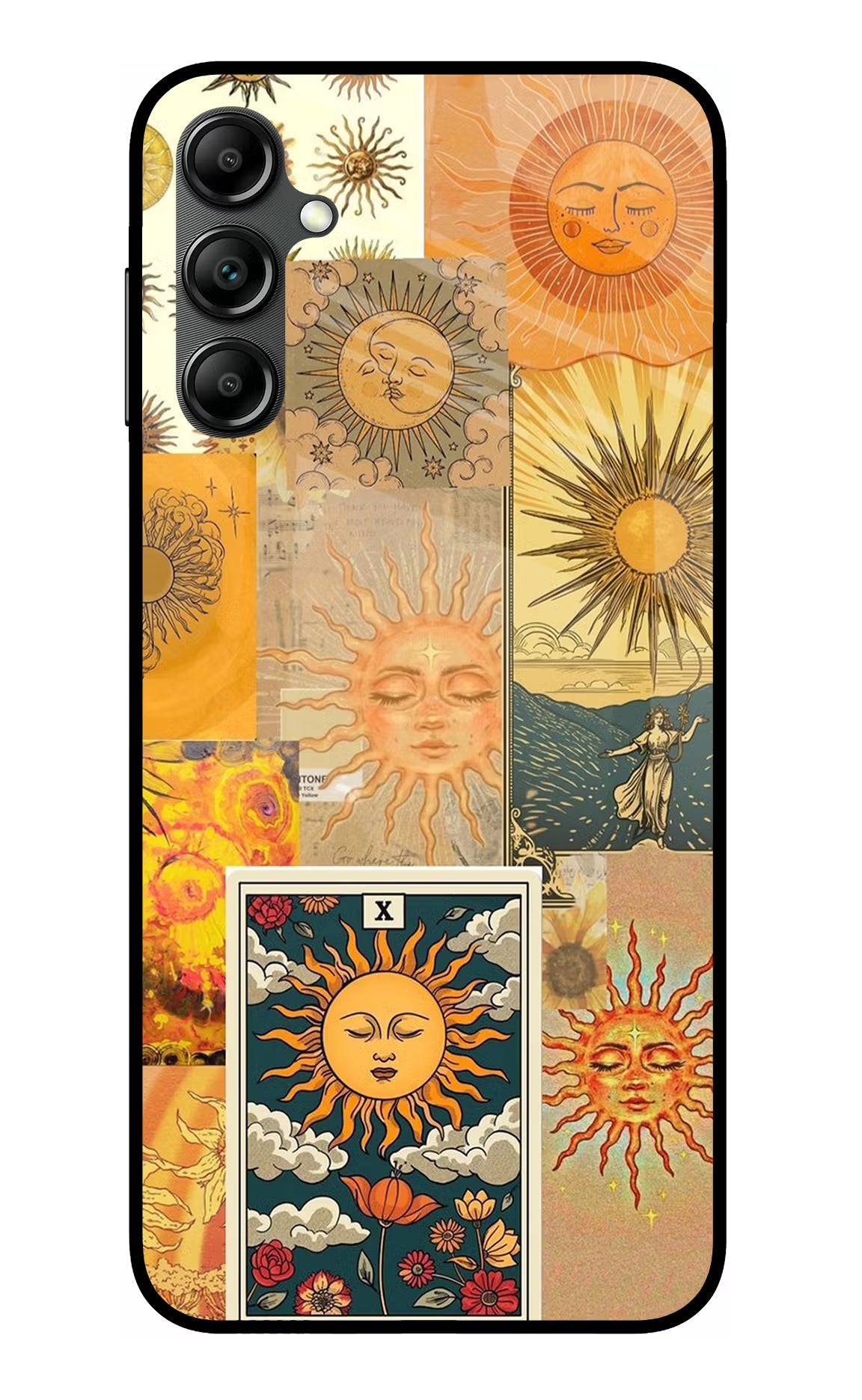 Sun Samsung A14 5G Glass Case Back Cover by Casekaro