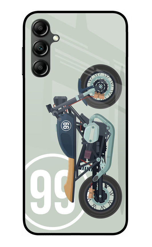 Classic Cafe Racer 99 Samsung A14 5G Glass Case