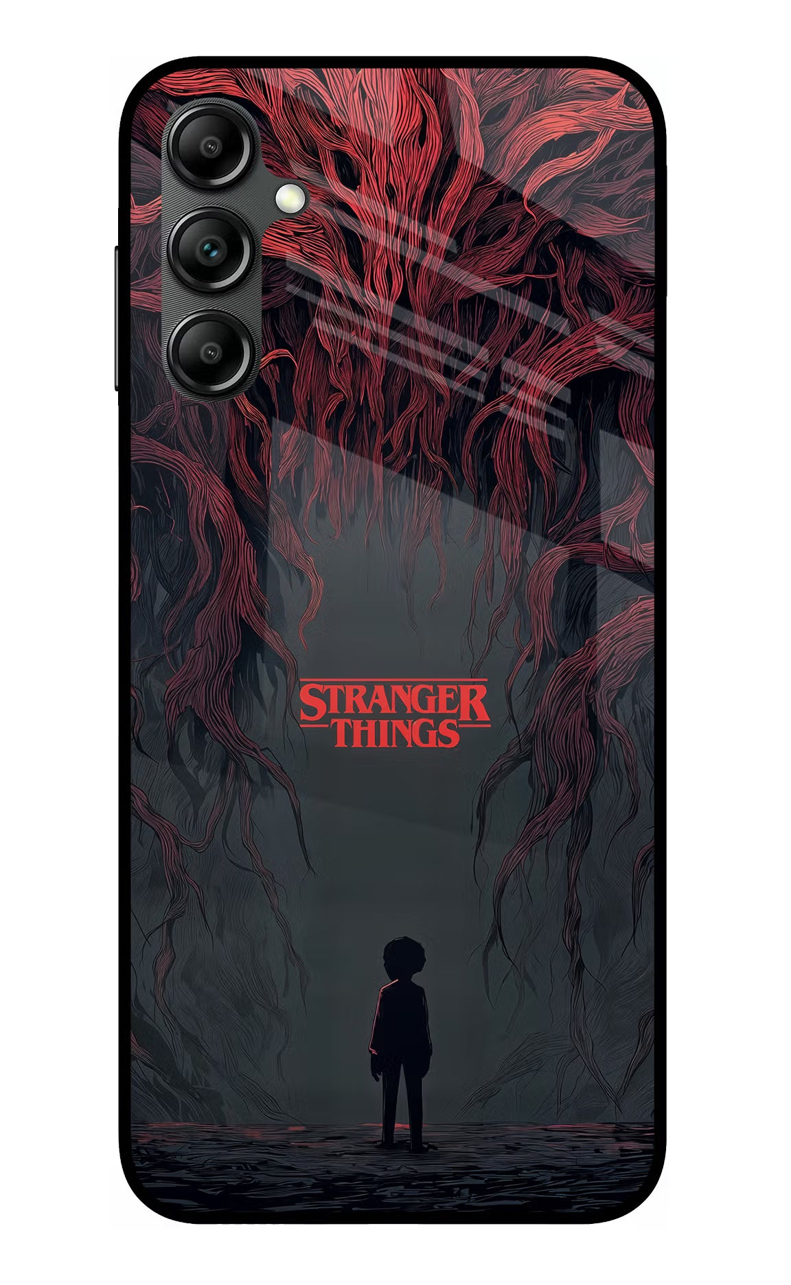 Ordinary Things Dark Side Samsung A14 5G Glass Case Back Cover by Casekaro