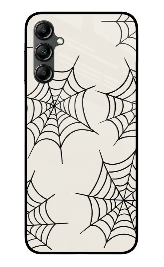 Spider Web Samsung A14 5G Glass Case