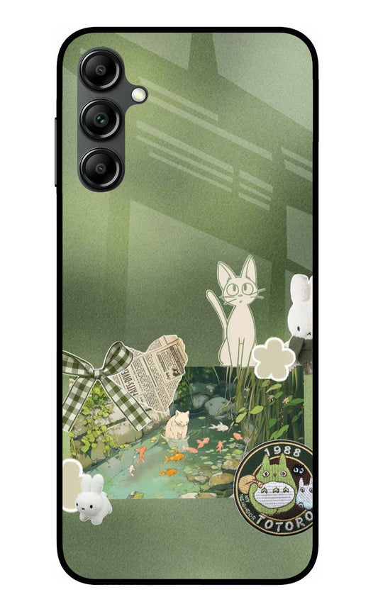 Aesthetic anime Samsung A14 5G Glass Case