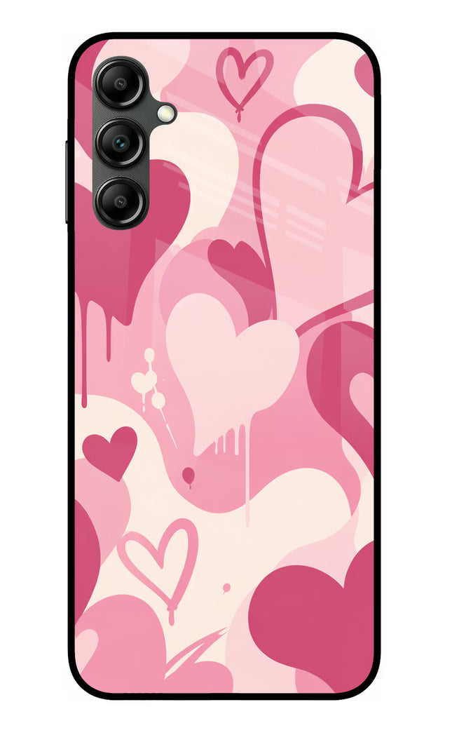 Hearty case Samsung A14 5G Glass Case