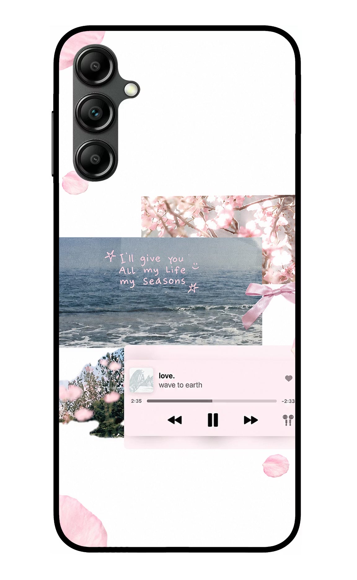Wave to earth Samsung A14 5G Glass Case