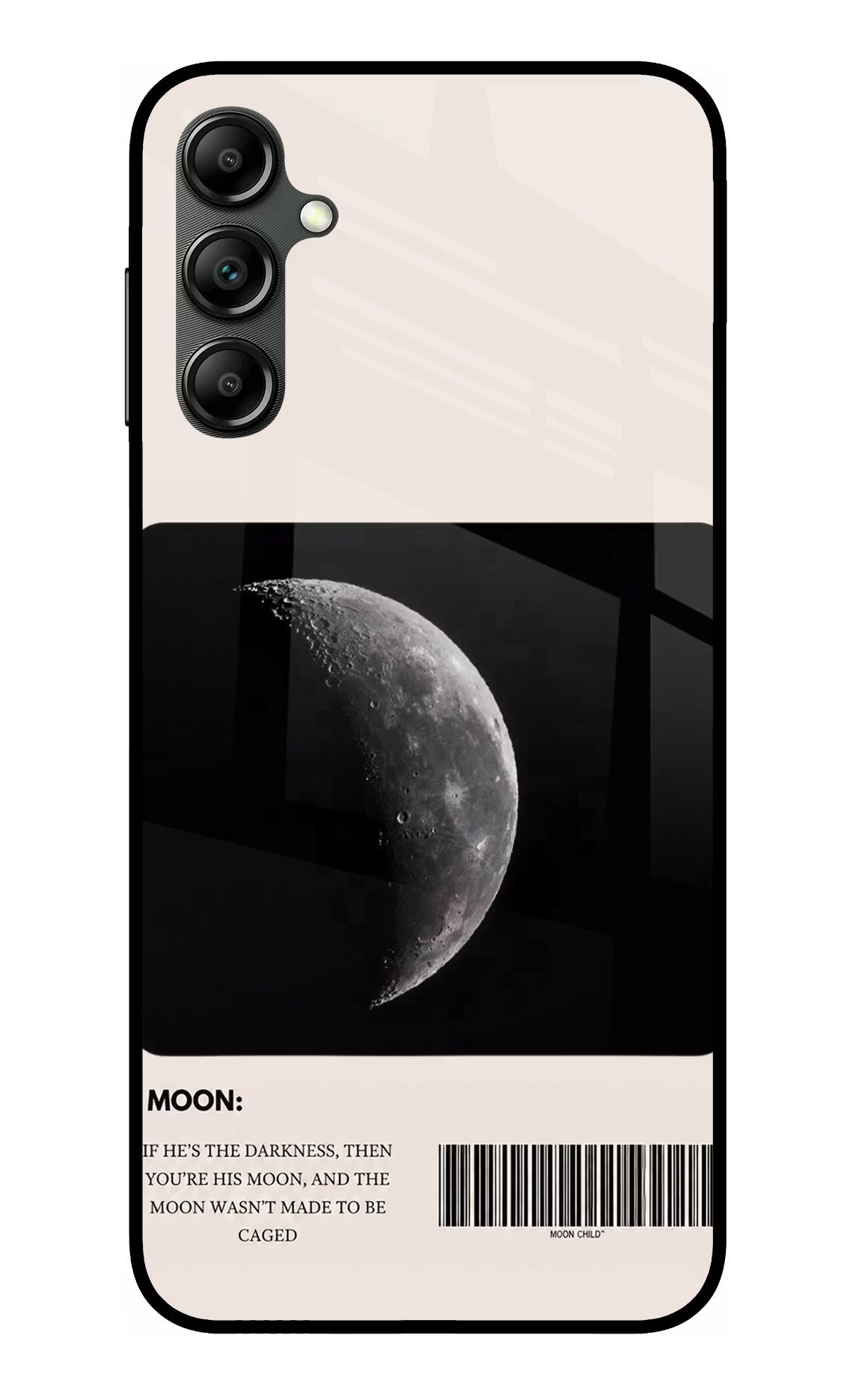 Moon Phase Samsung A14 5G Glass Case